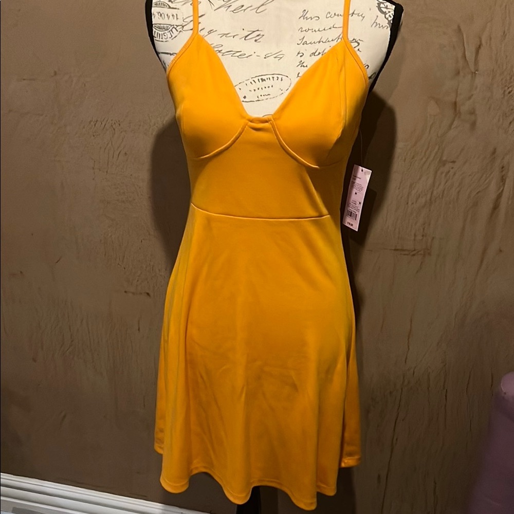 Orange NWT Spaghetti Strap Dress